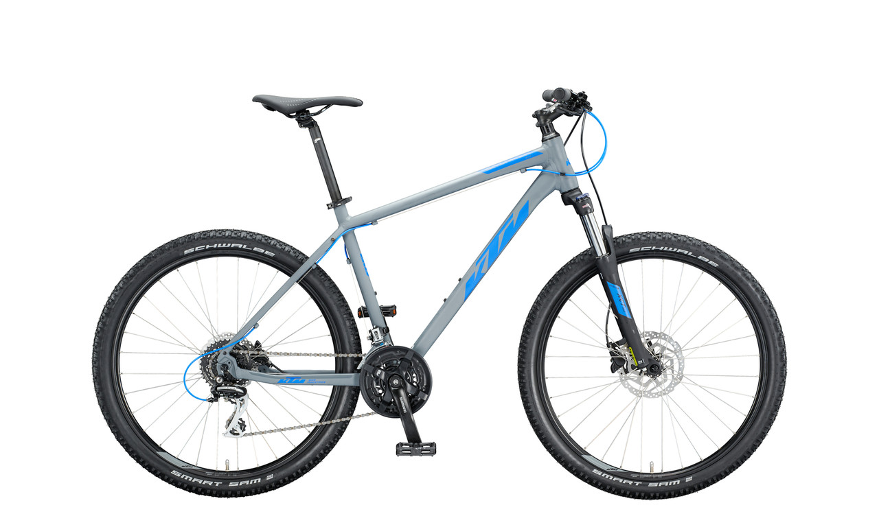 Велосипед KTM CHICAGO DISC 27", рама M, сіро-синій, 2020