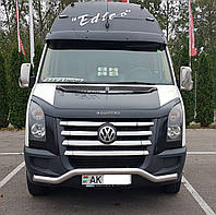 Кенгурятник передняя защита Volkswagen Crafter 2006-2016+ d51 одинарный изогнутый