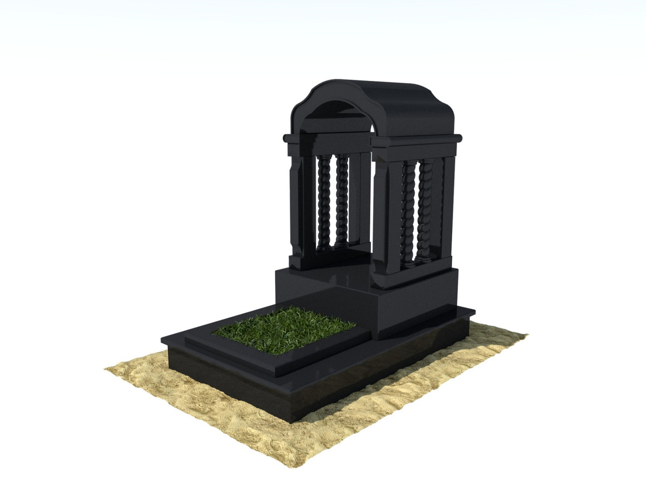 Пам'ятник 3D модель 27