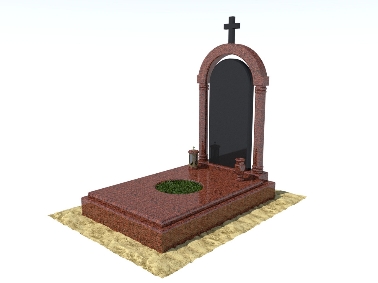 Пам'ятник 3D модель 28