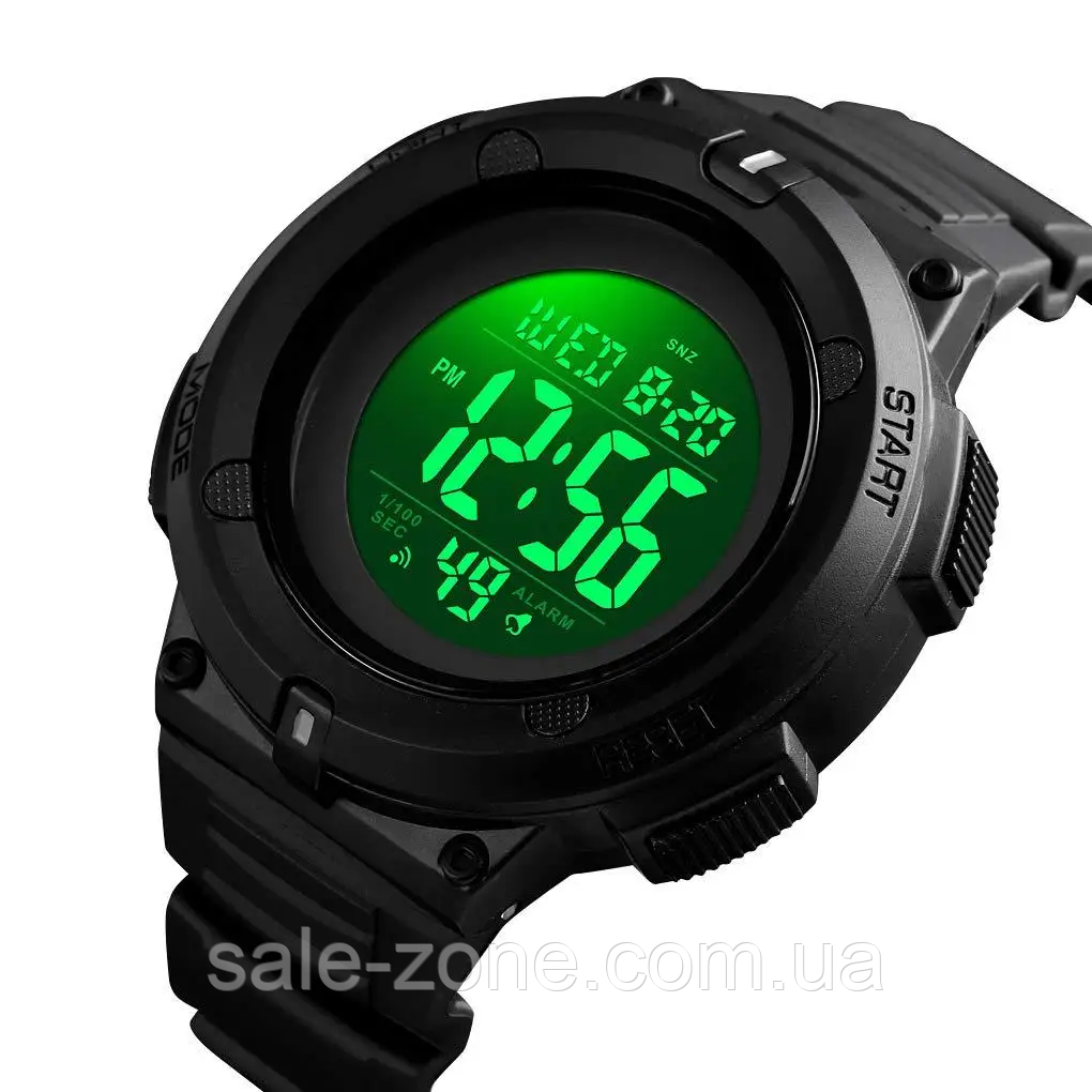 Мужские спортивные наручные часы Skmei 1527 (Черный) - фото 7 - id-p1927028442