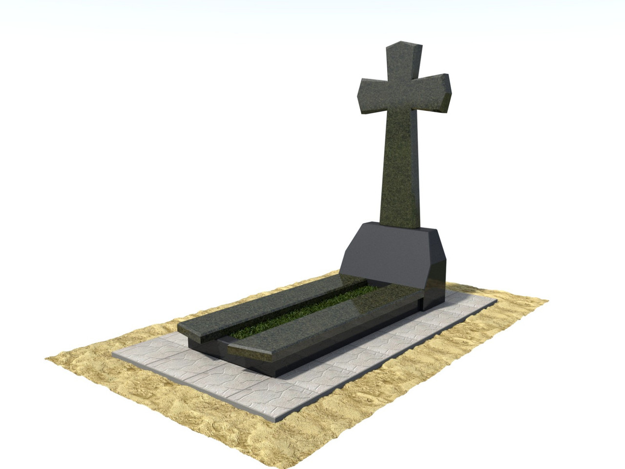 Пам'ятник 3D модель 30