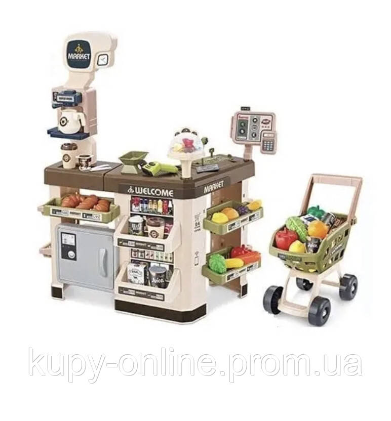 Игровой набор "Супермаркет" с прилавком и аксессуарами, 60 предметов - фото 3 - id-p1926155656