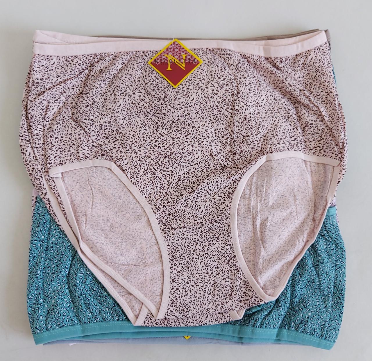 Труси жіночі великого розміру з високою посадкою 5XL (10 шт), фото 1