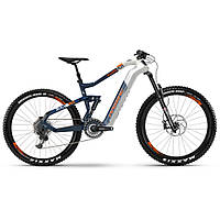 Электровелосипед HAIBIKE XDURO AllMtn 5.0 Carbon FLYON i630Wh 11 s. NX 27.5", рама М, бело-сине-оранжевый,