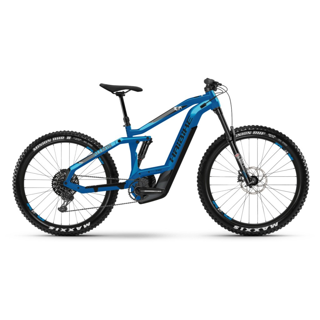 Електровелосипед Haibike XDURO AllMtn 3.0 i625Wh 12 s. SX 27.5", рама L, синьо-чорно-сірий, 2020, фото 1