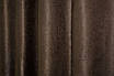 Комплект штор (2шт. 1,5х2,7м.) льон-софт, колекція "Парма". Колір коричневий. Код 1252ш 33-0090, фото 7