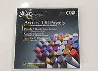 Artists oil pasteles Масляная пастель художников Mungyo Gallery (металлик и флуоресцентный цвет) MOP-24MN