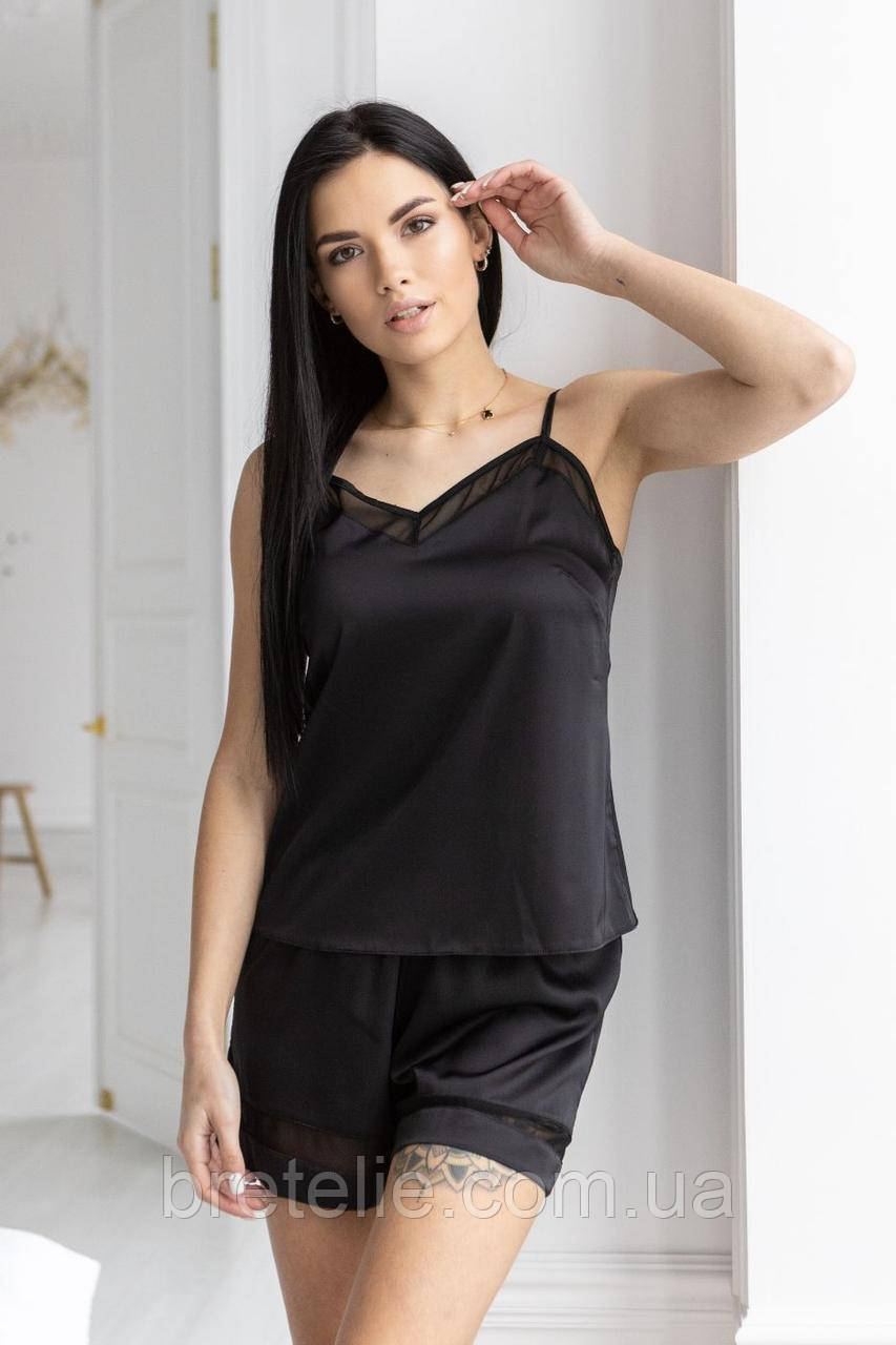 Піжама однотонна Пч1090 Чорний