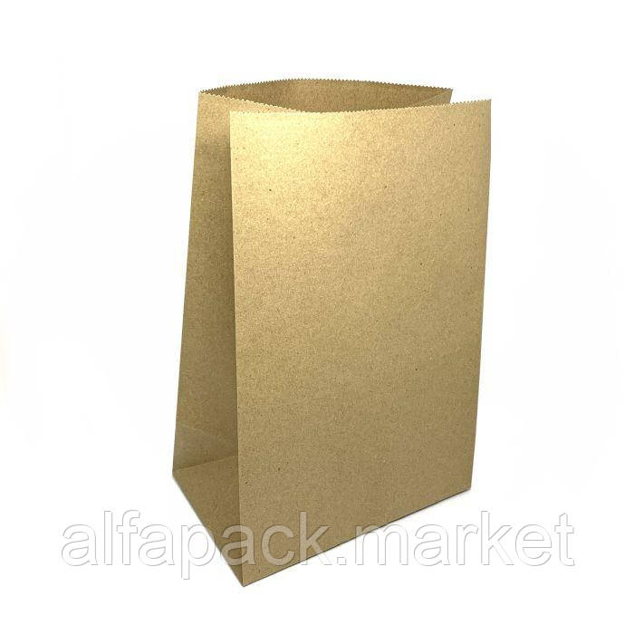 Пакет паперовий  260*150*350 (дно) коричневий (100 шт) 030002151