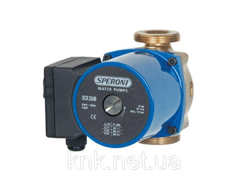 Рециркуляційний насос Speroni SCRS 25/60-110 BR