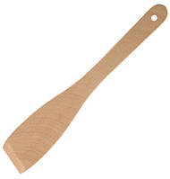 Лопатка дерев'яна 28 см кухонна плоска зі скошеним краєм 50 шт./1уп (KG-11248)