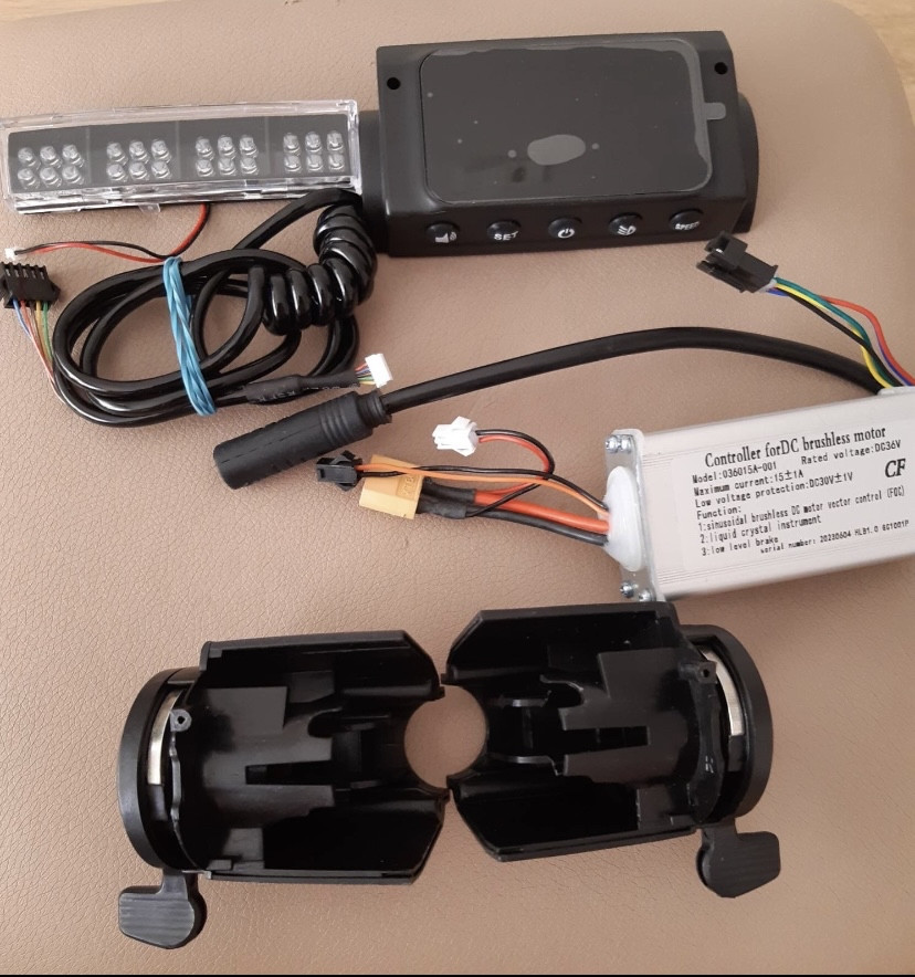 Контролер + екран із фарою електросамоката Kugoo S2/S3/S3 Pro 36v
