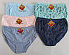 Труси жіночі бавовняні з високою посадкою 3XL (10 шт), фото 3