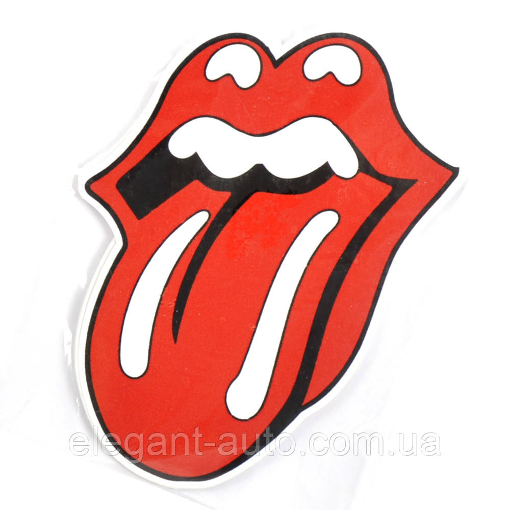 Наліпка "Язик ROLLING STONES" 12х9см
