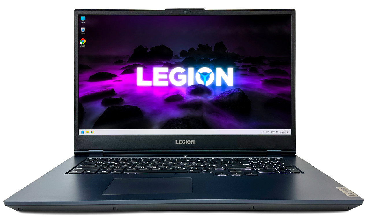 Ноутбук Lenovo Legion 5 17ACH6H: AMD Ryzen 7 5800H / RAM 32 ГБ / GeForce RTX 3070, TGP 130W / SSD 1 ТБ / 17.3"