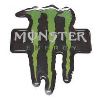 Наліпка силіконова "Monster Energy" 10х10см (1шт.)