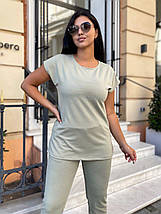 Стильний жіночий костюм, тканина "Двунитка" 48, 50, 52, 54 розмір 48, фото 3