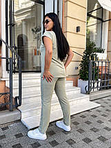 Стильний жіночий костюм, тканина "Двунитка" 48, 50, 52, 54 розмір 48, фото 4