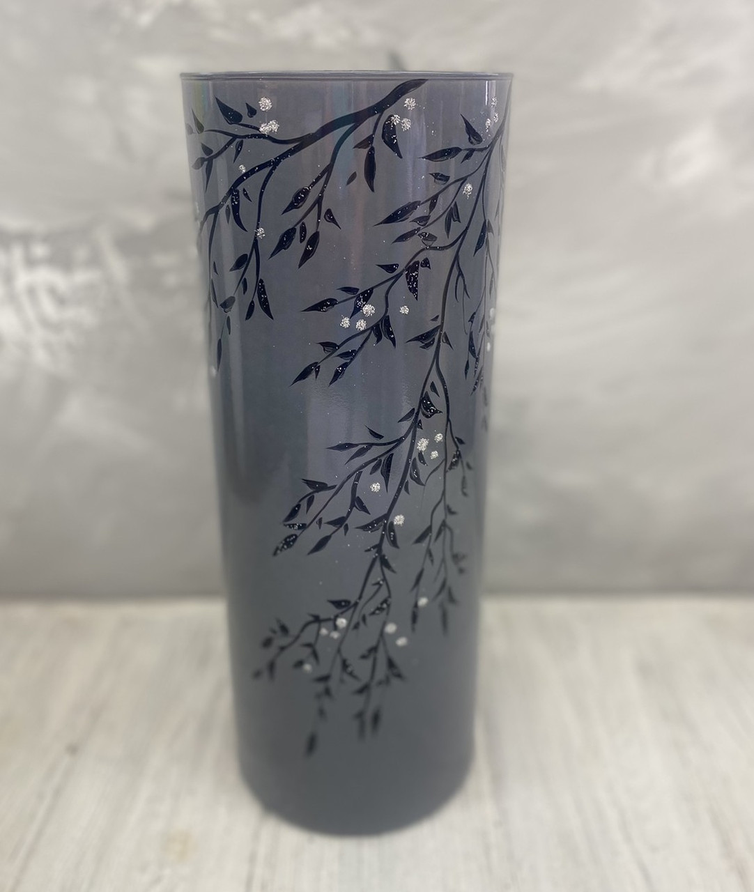 Ваза сіра "Берізка" Н315*120, фото 1