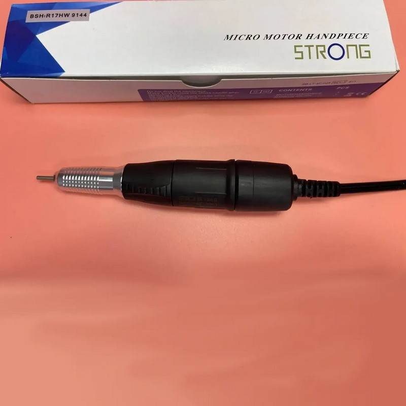 Ручка-мікромотор 120II для фрезерів Strong, 35 000 об/хв, ЧОРНА, фото 1