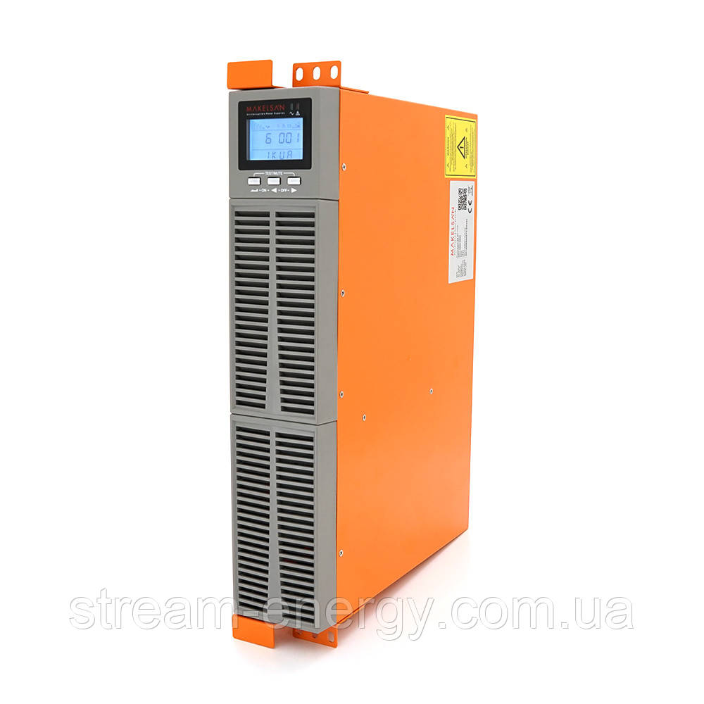 ДБЖ з правильною синусоїдою ONLINE MAKELSAN PowerPack Se-RT-2kVA-LCD, 2000VA (1800Вт), 48В, Вбудована батарея 12V 7Ah х4шт,, фото 1