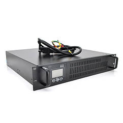 Інвертор із правильною синусоїдою ONLINE Ritar RT-1KL-LCD, RACK 1000VA (900Вт), 36В, Струм макс. 5A, під зовнішній АКБ,