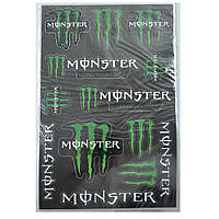 Наліпка МОТО "Monster Energy" (21,5x33,5) великий