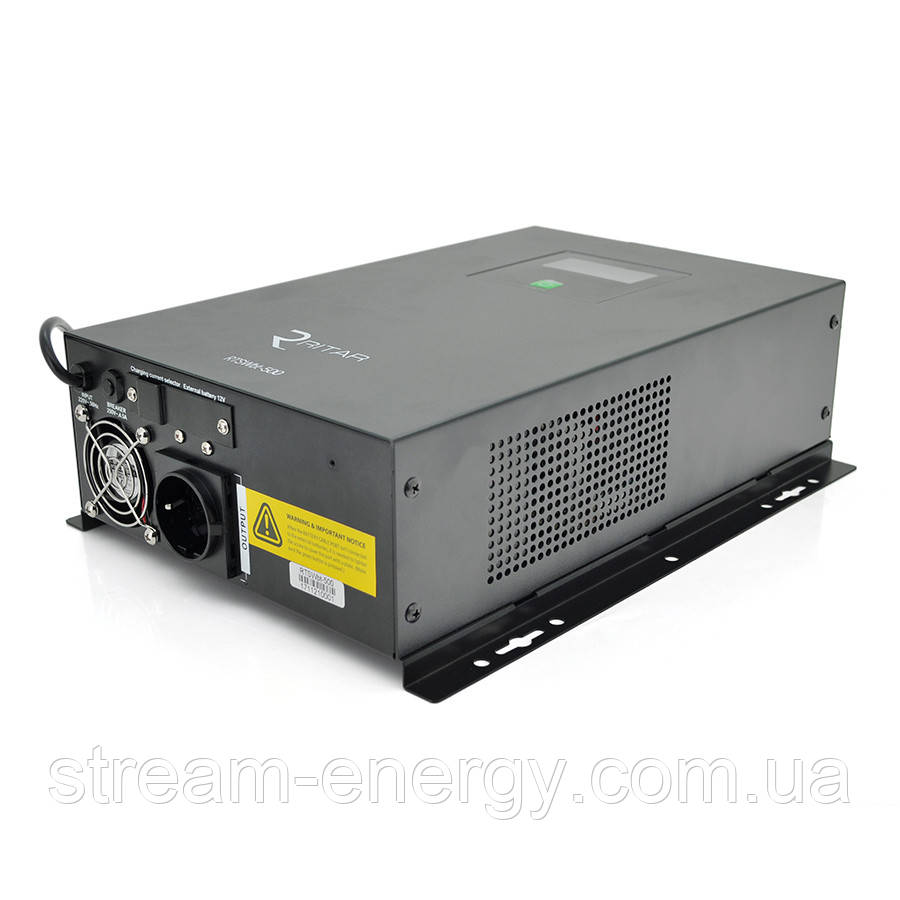 Інвертор із правильною синусоїдою 300Вт RITAR RTSWbt-500, фото 1