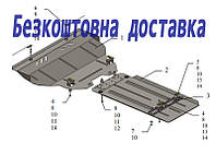 Защита двигателя Infiniti FX 30 D/FX 37 (2009-)(Защита двигателя Инфинити ФХ 37) Кольчуга