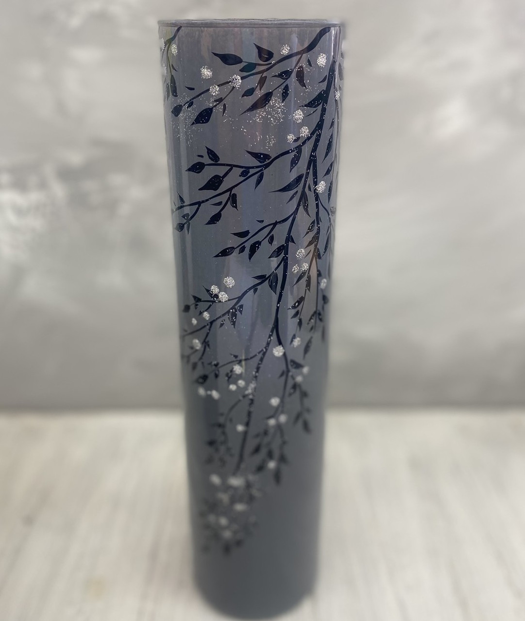 Ваза сіра "Берізка" Н350*90, фото 1
