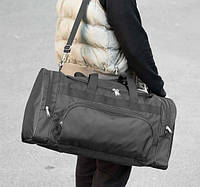 Мужская дорожная сумка BLOTO Спортивная черная вместительная для путешествий и тренировок на 60л
