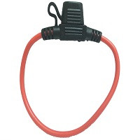 Корпус запобіжника "mini" SQ-722 (чорний+червоний) дріт перетином d 1,5 кв.)