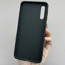 Чохол для Samsung Galaxy A50s шкіряний матовий чохол на телефон самсунг а50с чорний u9h, фото 5