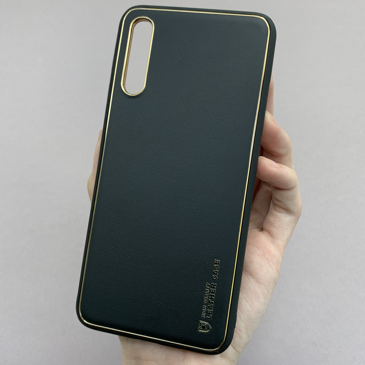 Чохол для Samsung Galaxy A50s шкіряний матовий чохол на телефон самсунг а50с чорний u9h