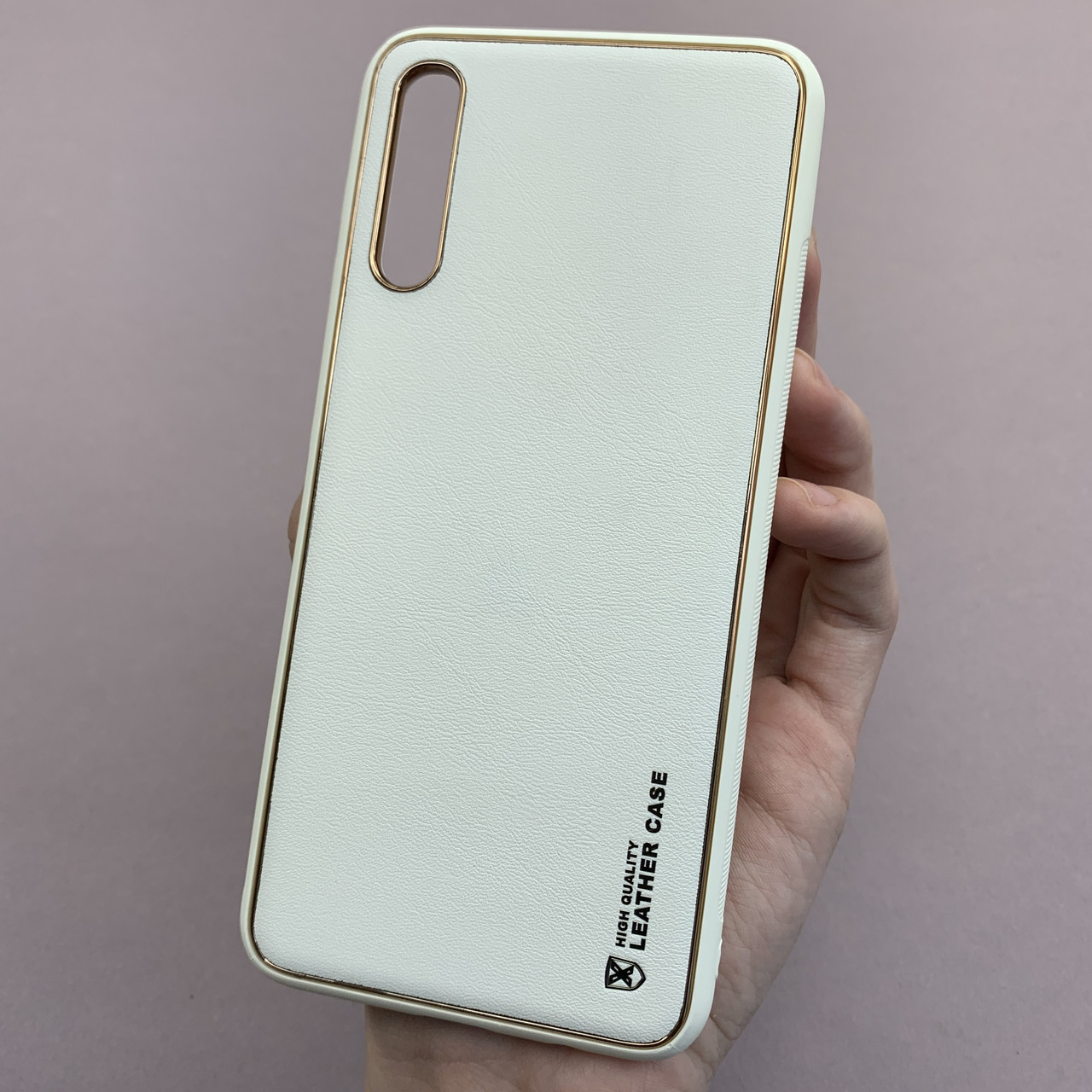 Чохол для Samsung Galaxy A50s шкіряний матовий чохол на телефон самсунг а50с білий u9h