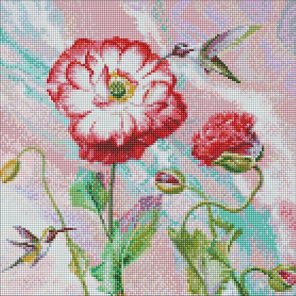 AMO7459 Діамантова мозаїка на підрамнику Легкий етюд, 40х40 см, фото 1