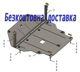 Захист двигуна Hyundai Tucson/ix35 (2011-2021) (Захист двигуна Хандай Туксон) Кольчуга