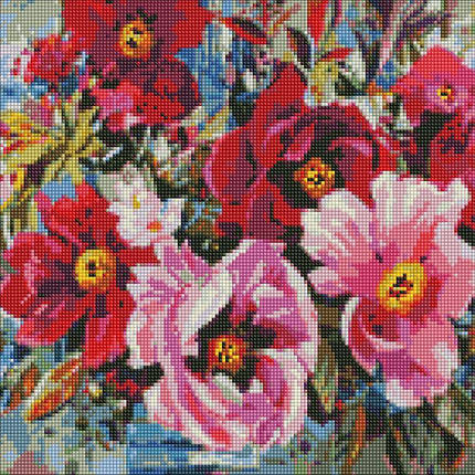 AMO7540 Діамантова мозаїка на підрамнику Весняна краса 40 х 40 см, фото 1