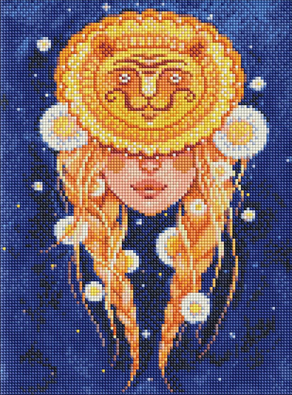 AMO7566 Діамантова мозаїка на підрамнику Лев ©lesya_nedzelska_art 30 х 40 см