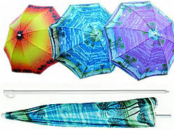 Пляжна парасолька з нахилом Anti-UV 180 см