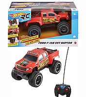 Большой Хот Вилс Форд на Пульте Управления RC Red Ford F-150 SVT Raptor Hot Wheels Mattel GVL10