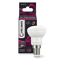 Світлодіодна LED лампа 4W Velmax V-R39 E14 3000K 320Lm кут 120°