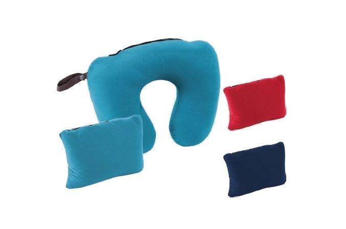 Подушка Trekmates Deluxe 2 in 1 Pillow TM-006327 navy - O/S - синій