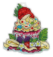 (8034) Тістечка – Мафін полуничка