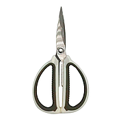 Ножиці кухонні 17 см біло сірі H-251508