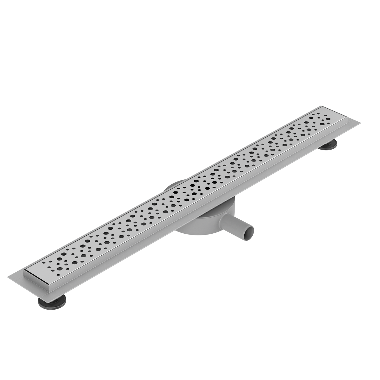 MASTER LINEA Aire лінійний трап 600мм, комбінований затвор, поворотний сифон, патрубок Ø40/50, з перфорованою