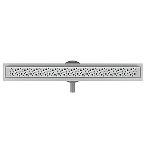 MASTER LINEA Aire лінійний трап 600мм, комбінований затвор, поворотний сифон, патрубок Ø40/50, з перфорованою, фото 3