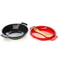 Набір посуду Humangear GoKit Light (5-tool) Mess Kit charcoal/red