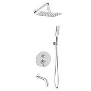 SISTEMA P система душового прихованого монтажу (термостат для ванни, верх.душ 246*170 мм ABS, руч.ду 53 мм 1